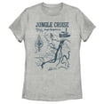 thumbnail image 1 of Women's Jungle Cruise Map of the Jungle  Graphic Tee Athletic Heather Large, 1 of 4