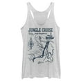 thumbnail image 1 of Women's Jungle Cruise Map of the Jungle Racerback Tank Top White Heather Small, 1 of 4