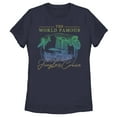 thumbnail image 1 of Women's Jungle Cruise The World Famous La Quila Ombre  Graphic Tee Navy Blue 2X Large, 1 of 4