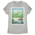 thumbnail image 1 of Women's Jungle Cruise Visit the Amazon  Graphic Tee Athletic Heather Small, 1 of 4