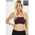 thumbnail image 1 of Women's & Juniors Basic 7" Seamless Padded Tube Top Bra Bandeau, 1 of 2