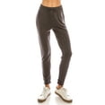 thumbnail image 1 of Women's Juniors Light Weighted Fleece Lined French Terry Jogger Pants Drawstring Sleep Lounge Sweat Pants, 1 of 3