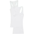 thumbnail image 1 of Women's & Juniors Ribbed Cami Racerback Workout Tank Top - 2 Pack, 1 of 2