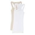 thumbnail image 1 of Women's & Juniors Ribbed Cami Racerback Workout Tank Top - 2 Pack, 1 of 2