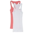 thumbnail image 1 of Women's & Juniors Ribbed Cami Racerback Workout Tank Top - 2 Pack, 1 of 3