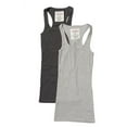 thumbnail image 1 of Women's & Juniors Ribbed Cami Racerback Workout Tank Top - 2 Pack, 1 of 1