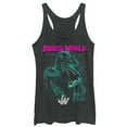 thumbnail image 1 of Women's Jurassic World: Fallen Kingdom Raptor Eyes  Racerback Tank Top Black Heather X Small, 1 of 3