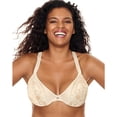 thumbnail image 1 of Women's Just My Size MJ1204 Modern Curvy Embellished Plunge Bra (Mother of Pearl 38DD), 1 of 2