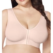 Womens Just My Size MJ1274 by Hanes Pure Comfort Front Closure Wirefree Bra Sandshell 4X