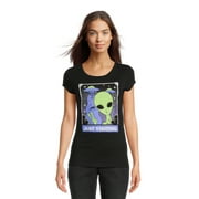 Women’s Just Visiting Short Sleeve Graphic T-Shirt, Sizes XS-3XL