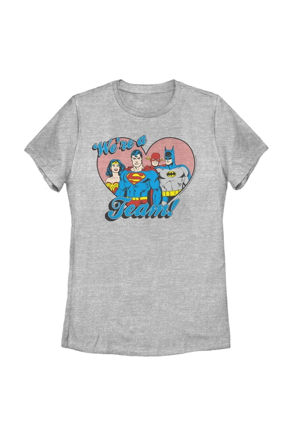Women's Justice League We’re a Team  Graphic T-Shirt