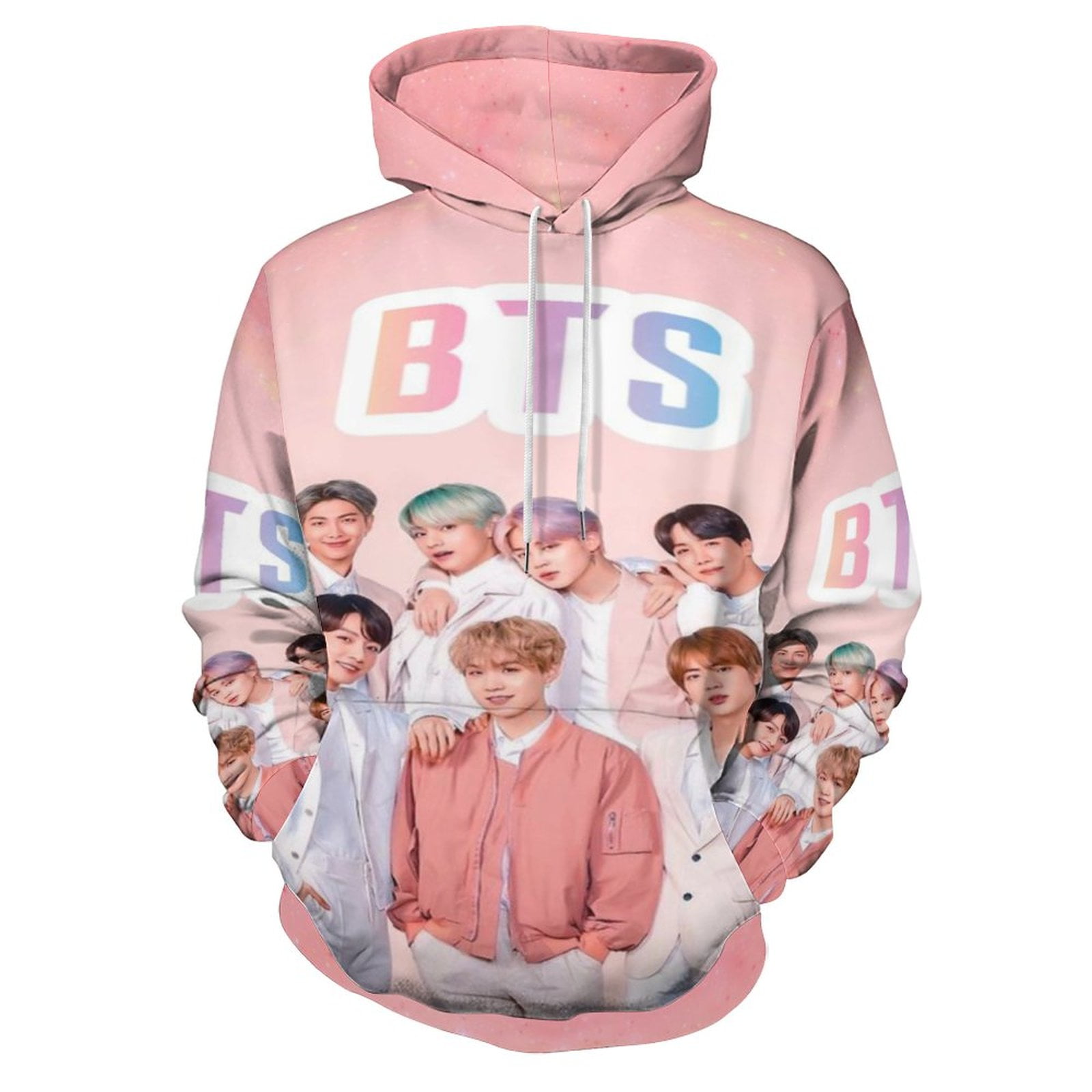 Women's K-Pop BTS Pullover Hoodies 3D Printed Long Sleeve