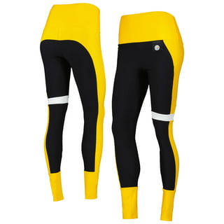Lids Pittsburgh Steelers Certo Women's High Waist Logo Two-Pocket Leggings  - Black
