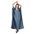 thumbnail image 1 of Women's Kafatan Maxi Summer Caftan Outfit Casual Dress Cover Ups Cotton Silk, Women Kaftans Dresses, S-3XL, Regular to Plus Size, 1 of 5