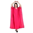thumbnail image 1 of Women's Kafatan Maxi Summer Caftan Outfit Casual Dress Cover Ups Cotton Silk, Women Kaftans Dresses, S-3XL, Regular to Plus Size, 1 of 5