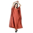thumbnail image 1 of Women's Kafatan Maxi Summer Caftan Outfit Casual Dress Cover Ups Cotton Silk, Women Kaftans Dresses, S-3XL, Regular to Plus Size, 1 of 5