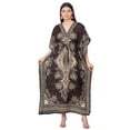 thumbnail image 1 of Women's Kaftan Dress Beach Cover Up Tribal Ethnic Print Plus Size Loose Kimono Maxi Dress, 1 of 6