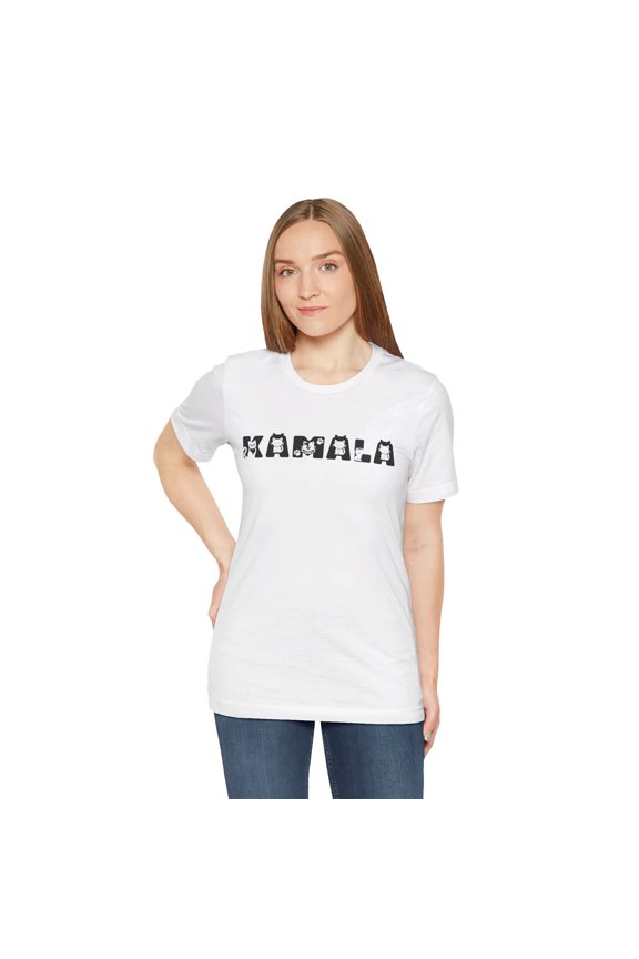 Women's Kamala Cat Letter Cotton Shirt