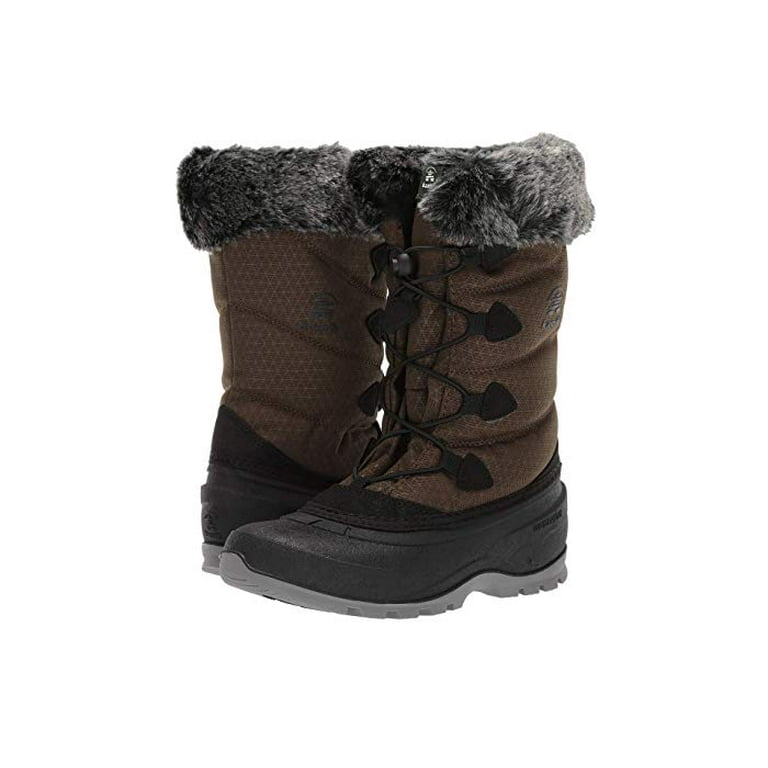 Kamik Women s Momentum 2 Snow Boot Fur Lined Warm Lace Boots KHAKI 7 Walmart