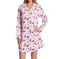 thumbnail image 1 of Women's KayAnna F12432L Love Paris Flannel Nightshirt (Love Paris M), 1 of 1