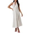 thumbnail image 1 of Women's Keava Halter Midi Dress White M, 1 of 1