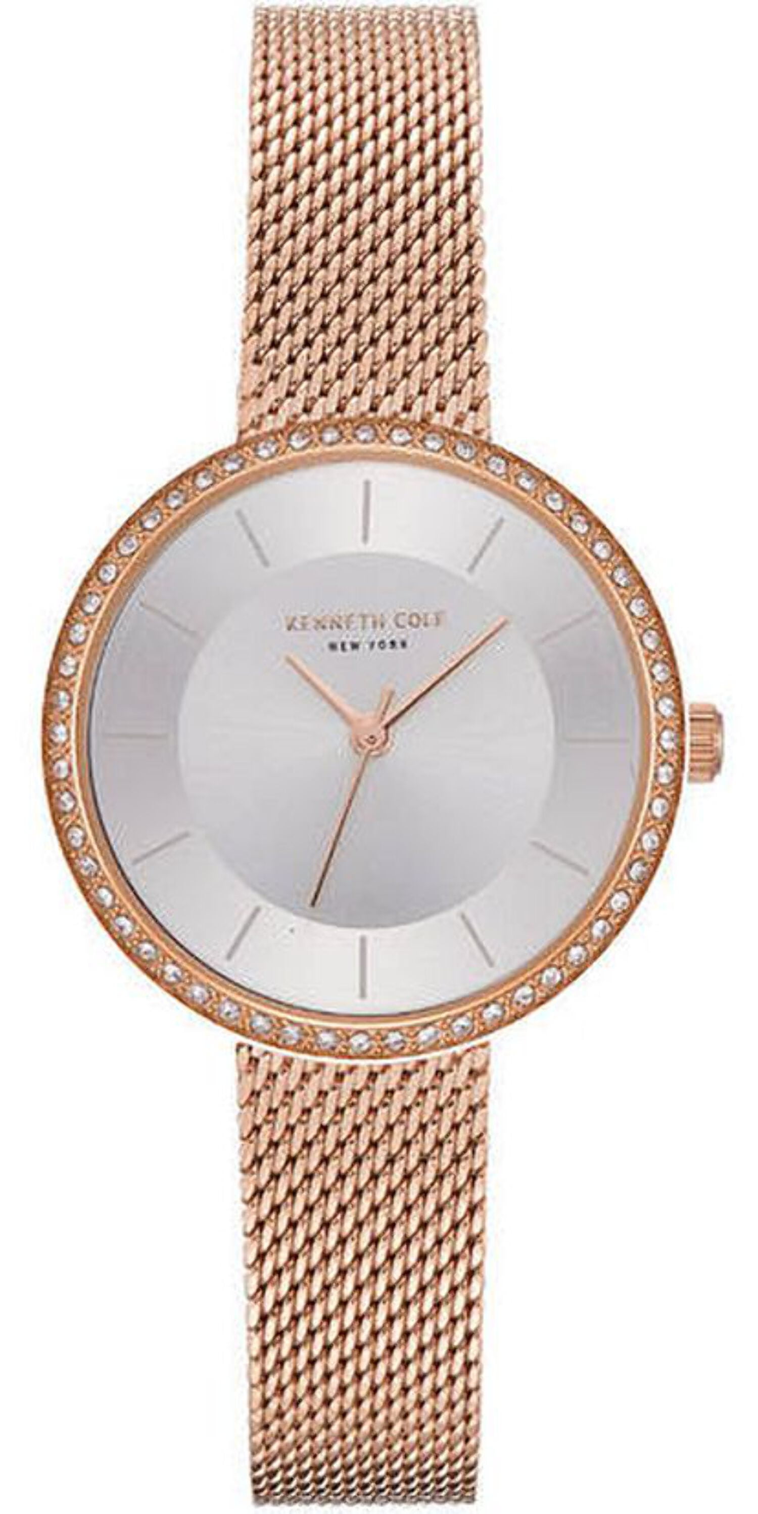 Women’s watch by Kenneth Cole Kenneth Cole Ladies Silver Tone Quartz Watch 21mm  main image 2