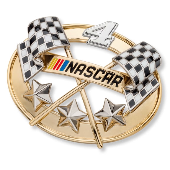 Women's Kevin Harvick NASCAR Checkered Flag Brooch Pin