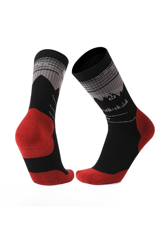 Women's or Kids Merino Wool Hiking Socks - Thermal Mid-Crew Outdoor Trekking Socks with Thick Cushioning, Warm Winter Socks for Snow Sports & Daily Use