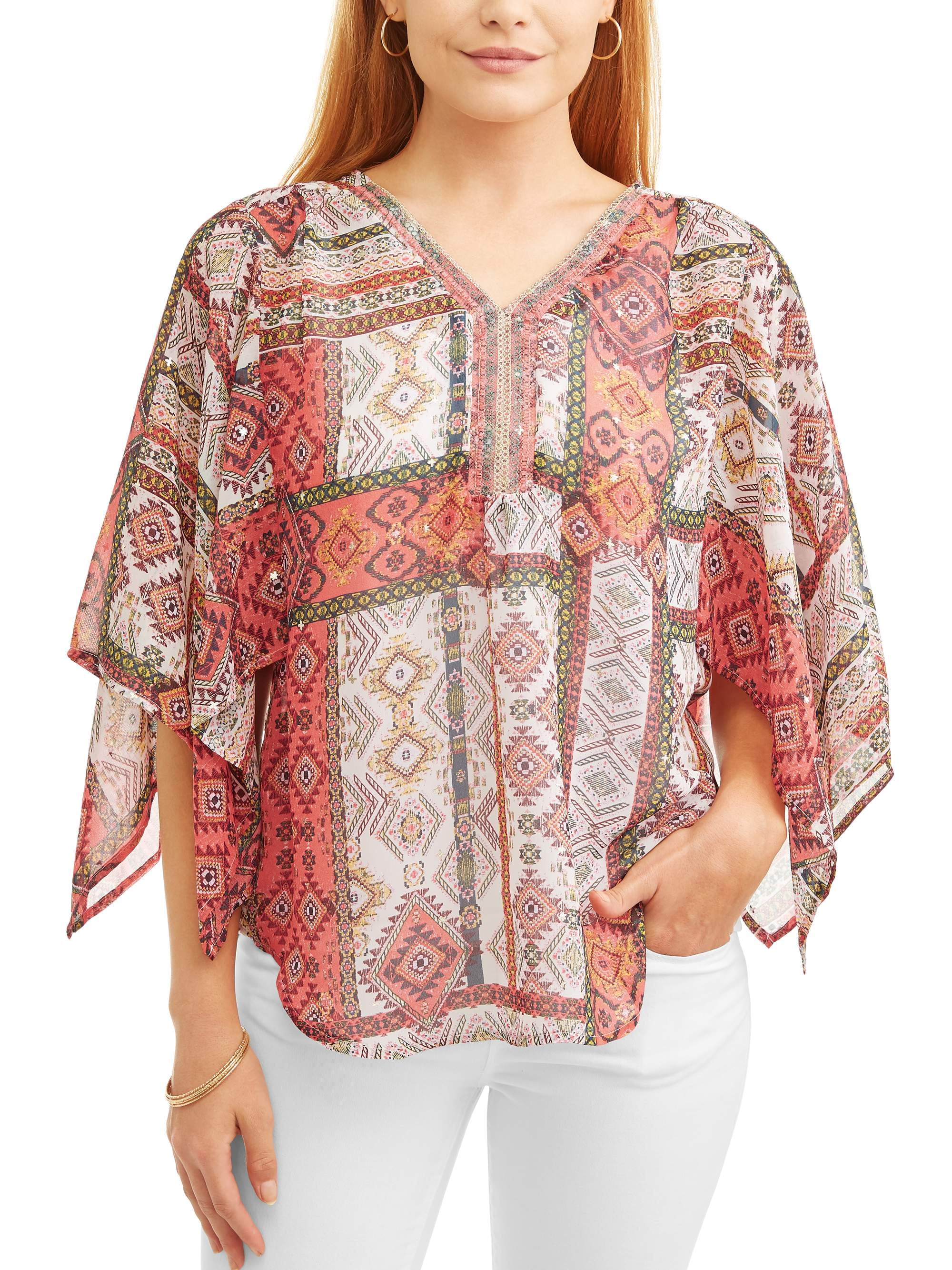 Women's Kimono Sleeve Blouse