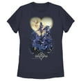 thumbnail image 1 of Women's Kingdom Hearts 1 Box Art Graphic Tee Navy Blue X Large, 1 of 4