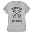 thumbnail image 1 of Women's Kingdom Hearts 1 Clashing Blades Graphic Tee Athletic Heather 2X Large, 1 of 4