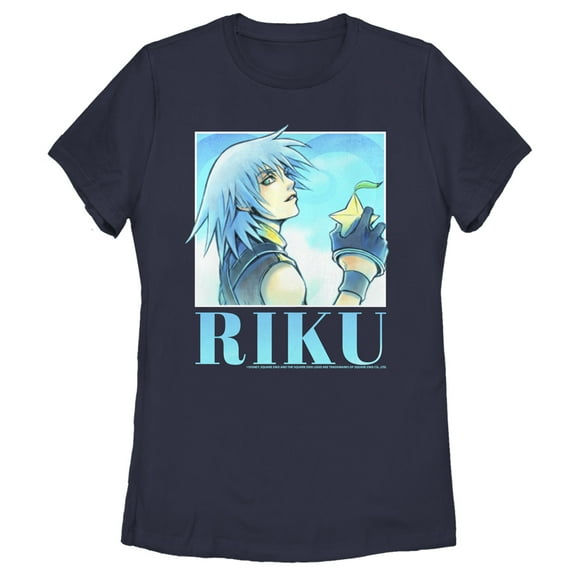 Women's Kingdom Hearts 1 Sora's Best Friend  Graphic Tee Navy Blue Small