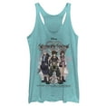 thumbnail image 1 of Women's Kingdom Hearts 3 Hero Group Shot  Racerback Tank Top Tahiti Blue 2X Large, 1 of 4