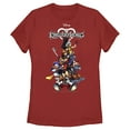 thumbnail image 1 of Women's Kingdom Hearts Coded Box Art  Graphic Tee Red X Large, 1 of 4