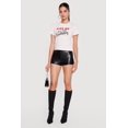 thumbnail image 1 of Women's Kiss Me Its My Birthday Graphic Tee, 1 of 4