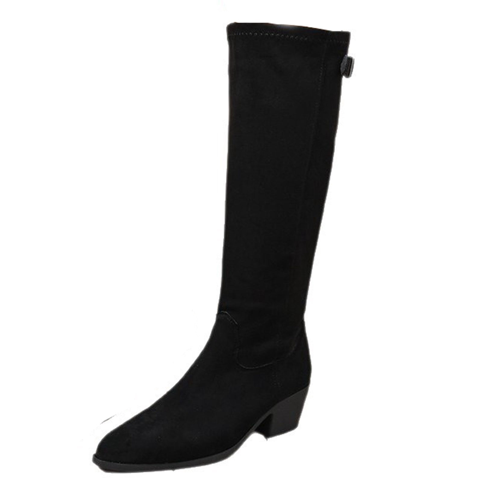 Women's Over the Knee Boots Stretchy Black Thigh High Boots