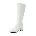 thumbnail image 1 of Women's Knee High Boots - PU Pointed Toe with a Low Chunky Heel for Parties, Evening Events and Special Occasions, 1 of 11