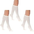 thumbnail image 1 of Women's Knee High Socks - 3 Pairs Combed Cotton Over The Calf Long Socks (20" Length) for Boots & Casual Wear, 1 of 6