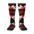 thumbnail image 1 of Women's Knee High Socks Bowling Bottle Print Thermal Soft Knee Long Socks, 1 of 7