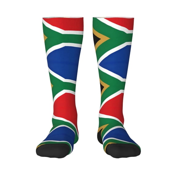 Women's Knee High Socks South African Flag Thermal Soft Knee Long Socks