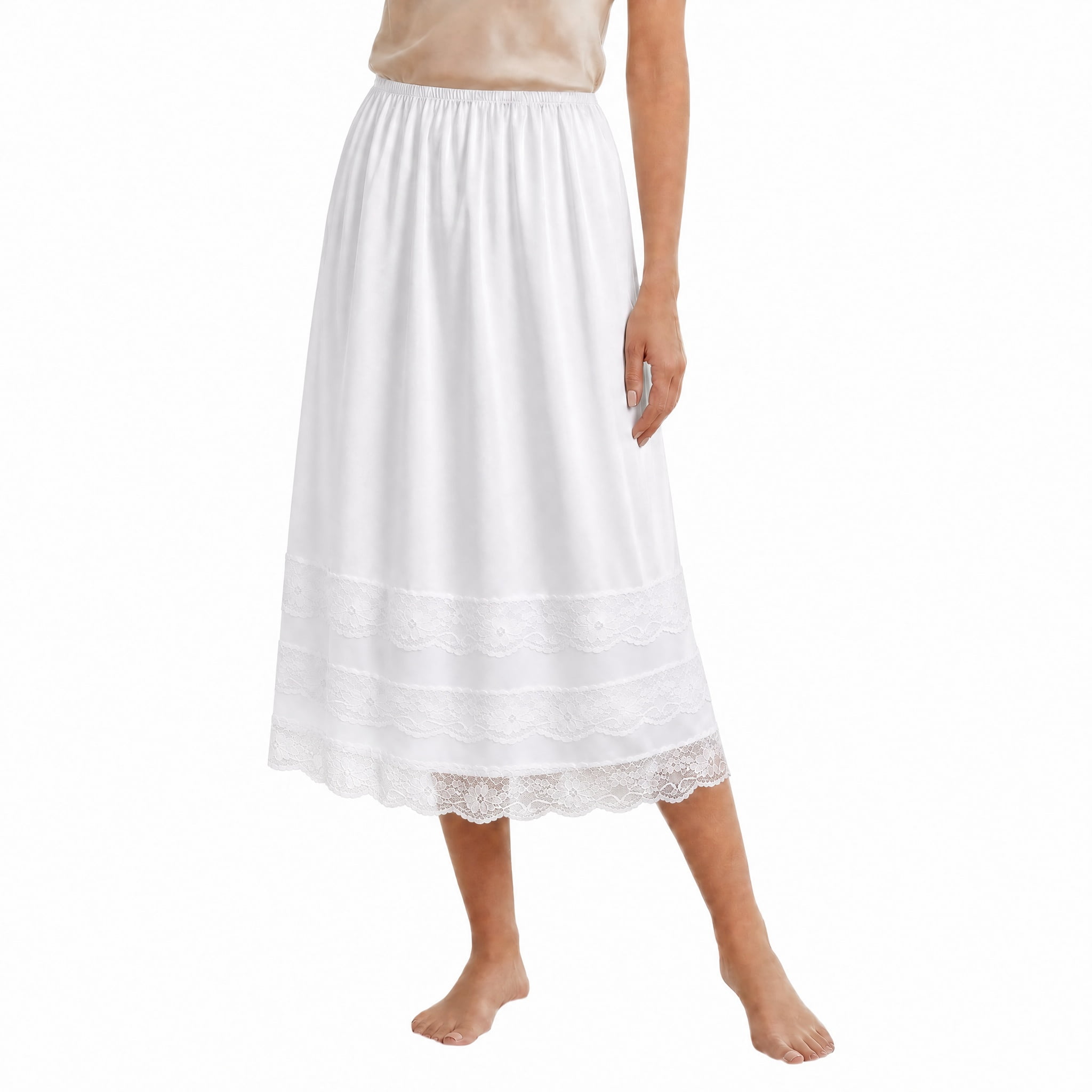 Take A Look About Knee Length Underskirt