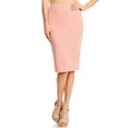 thumbnail image 1 of Women's Knee Length Solid Pencil Skirt, 1 of 4