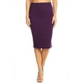 thumbnail image 1 of Women's Knee Length Solid Pencil Skirt, 1 of 4