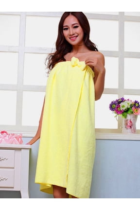 Women’s Knee Length Spa/Bath Body Wrap with Adjustable Closure