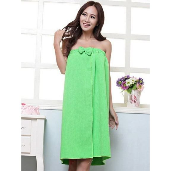 Women’s Knee Length Spa/Bath Body Wrap with Adjustable Closure