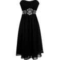 thumbnail image 1 of Women's Knee Length Strapless Chiffon Goddess Gown, 1 of 1