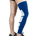 thumbnail image 1 of Women's Knee Sleeve 1 Pair Full Leg Compression Sleeves For Women & Men Extra Long Leg & Calf Braces Knee Sleeve For Basketball Football Running Working Out,Blue Women's Accessories Knee Sleeve, 1 of 6