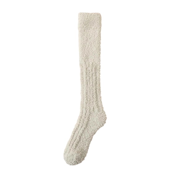 Women's Knit Fleece Slipper Socks,Non Slip Warm Fuzzy Fluffy Sherpa Lined, Cute Sleep Comfy Slipper Socks Non Slip Reading Cozy Sleeping Christmas Gifts