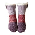thumbnail image 1 of Women's Knit Fuzzy Socks, WinterWarm Cozy Sherpa Lined, Soft Fluffy Sleep Socks, Non Slip Super Soft Thick Floor Sock, 1 of 7