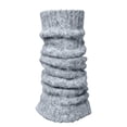 thumbnail image 1 of Women's Knit Leg Warmers, Soft Fleece Leg Sleeves for Casual Daily Wear, Versatile Cuffed Leg Warmers for Women Fashion and Outfit Layering - Grey, 1 of 6
